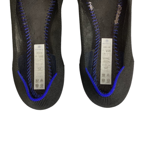 Rothy's Licorice Point Flats Size 8 - Picture 8 of 10